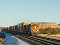 BNSF 7648 at MP 864 NM in January 2007